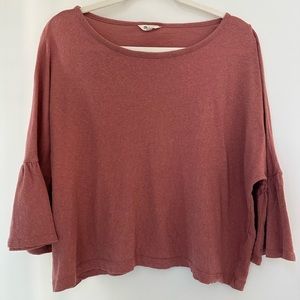 Madewell Long Sleeve Blouse size S